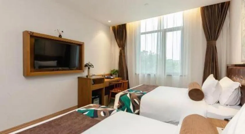 Bed in James Joyce Coffetel·Shanghai Zhuanqiao Wanda Plaza