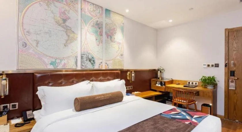 Bed in James Joyce Coffetel·Shanghai Zhuanqiao Wanda Plaza