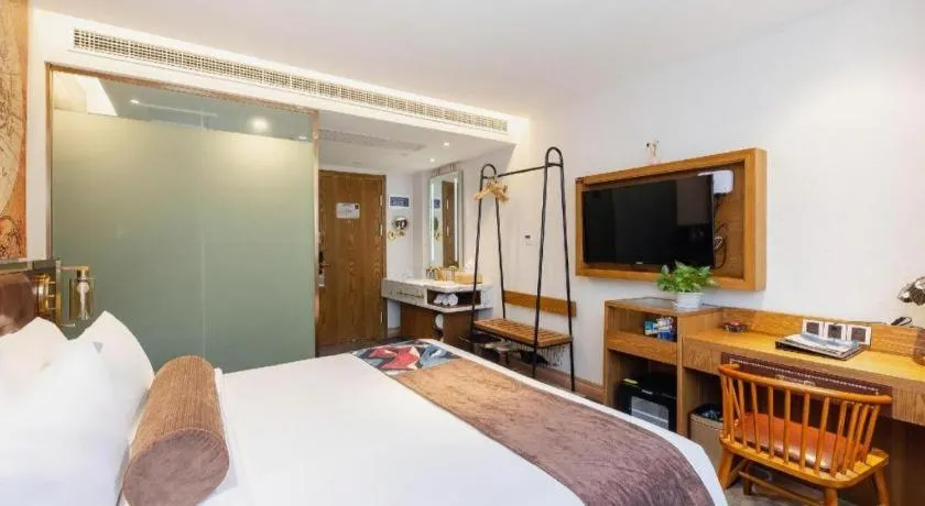 Bed in James Joyce Coffetel·Shanghai Zhuanqiao Wanda Plaza