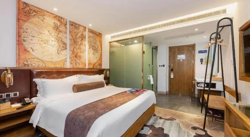 Bed in James Joyce Coffetel·Shanghai Zhuanqiao Wanda Plaza