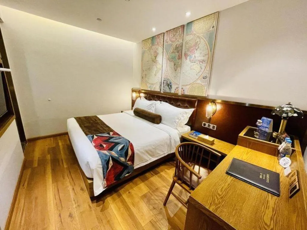 Bed in James Joyce Coffetel·Shanghai Zhuanqiao Wanda Plaza