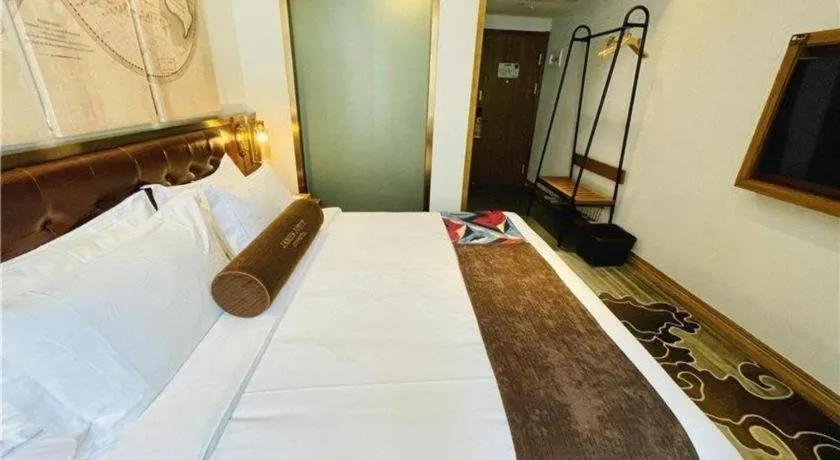 Bed in James Joyce Coffetel·Shanghai Zhuanqiao Wanda Plaza