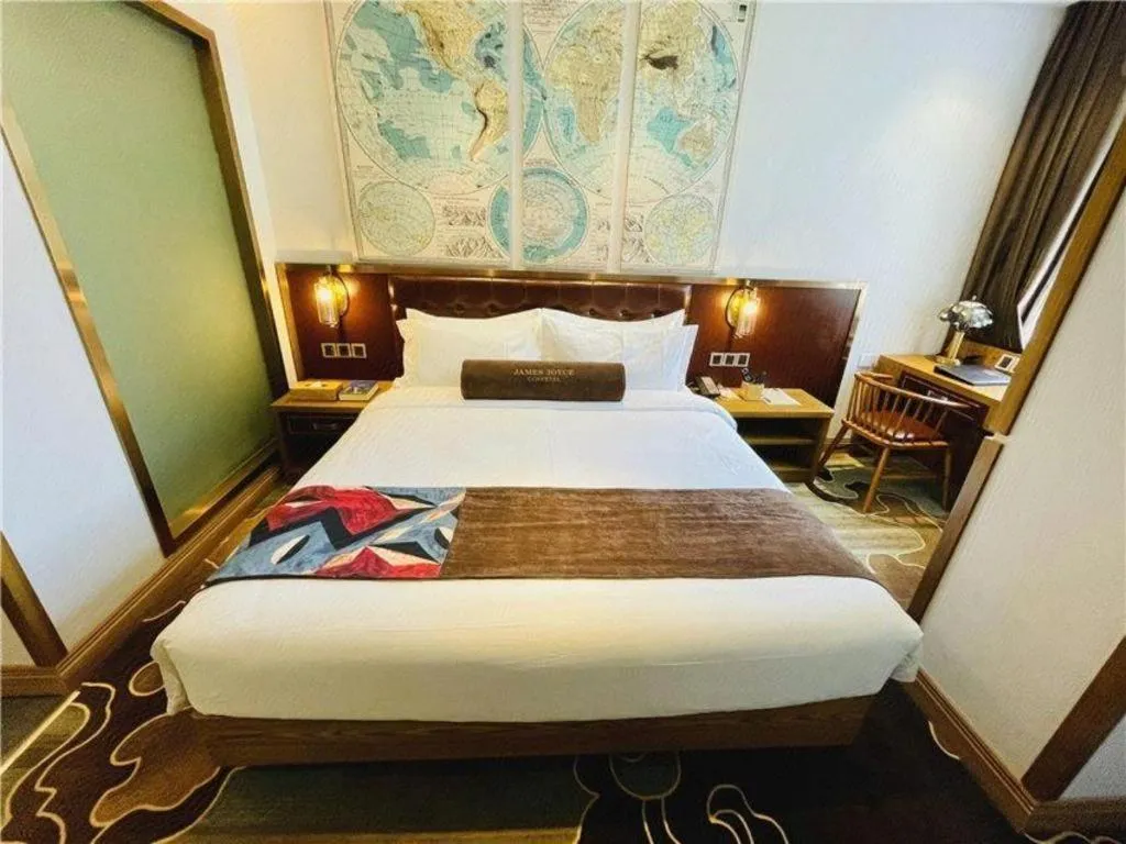 Bed in James Joyce Coffetel·Shanghai Zhuanqiao Wanda Plaza