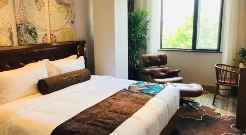 Bed in James Joyce Coffetel·Shanghai Zhuanqiao Wanda Plaza