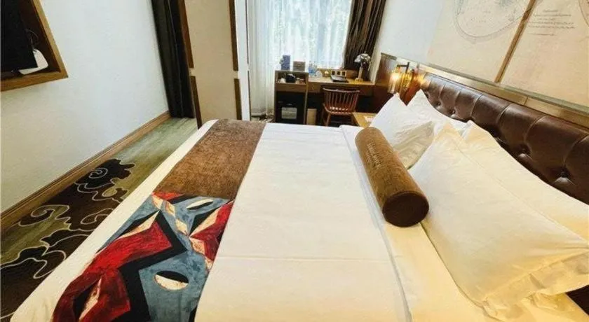 Bed in James Joyce Coffetel·Shanghai Zhuanqiao Wanda Plaza