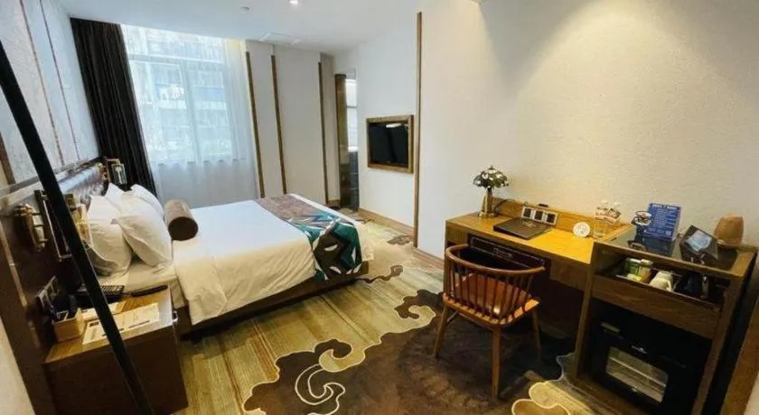 Bed in James Joyce Coffetel·Shanghai Zhuanqiao Wanda Plaza