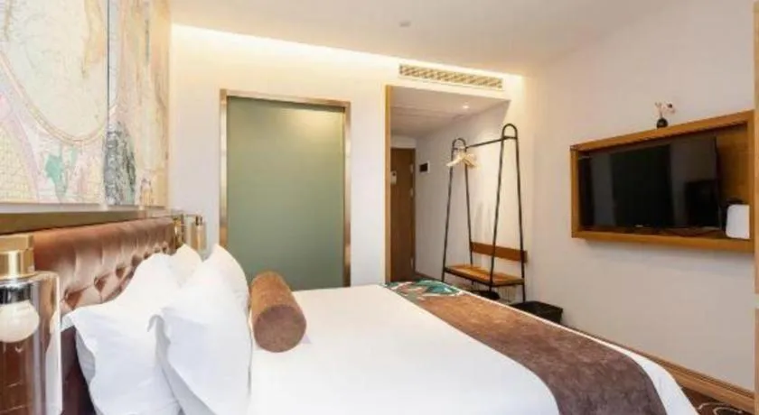 Bed in James Joyce Coffetel·Shanghai Zhuanqiao Wanda Plaza