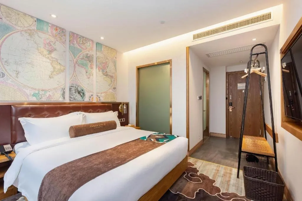 Bed in James Joyce Coffetel·Shanghai Zhuanqiao Wanda Plaza