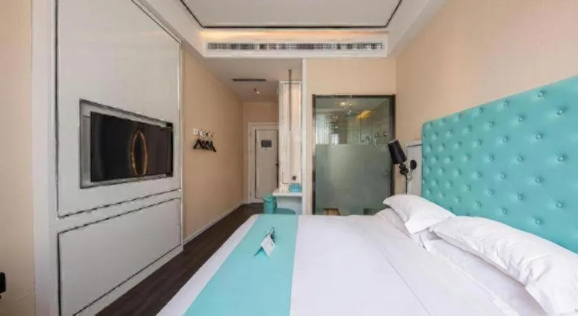 Bed in Xana Hotelle·JiNan Daminghu East Gate Shandong University