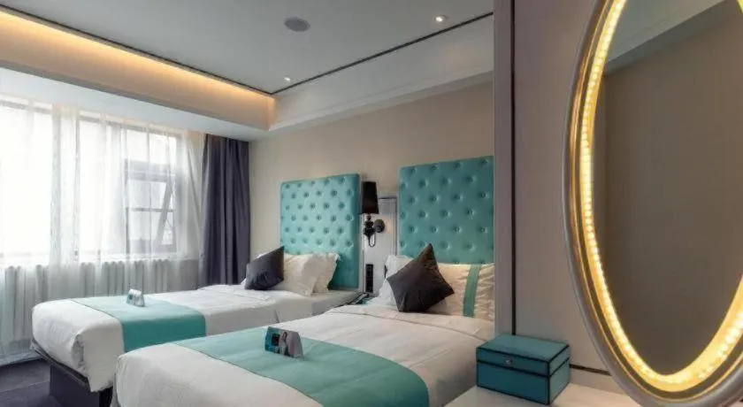 Bed in Xana Hotelle·JiNan Daminghu East Gate Shandong University