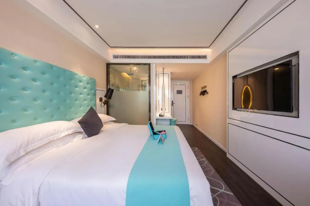 Bed in Xana Hotelle·JiNan Daminghu East Gate Shandong University