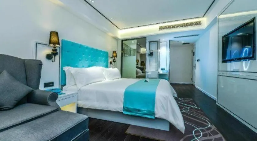 Bed in Xana Hotelle·JiNan Daminghu East Gate Shandong University