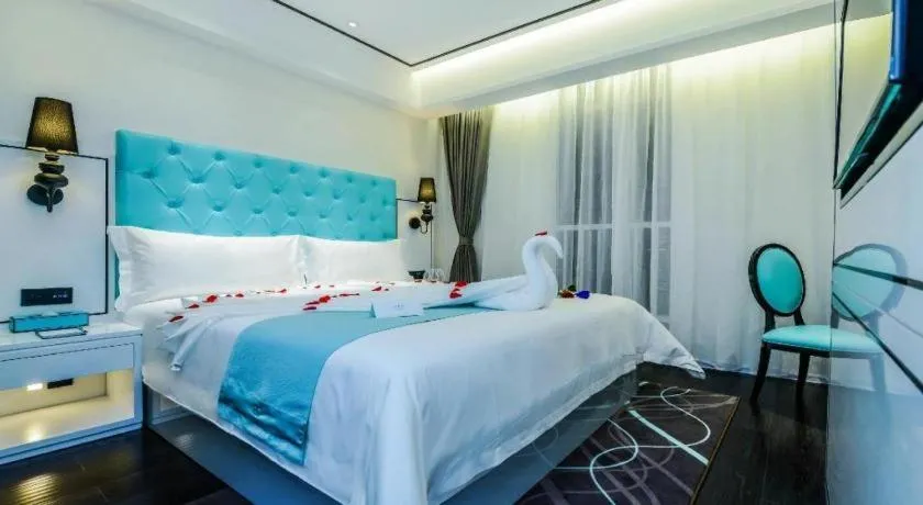 Bed in Xana Hotelle·JiNan Daminghu East Gate Shandong University