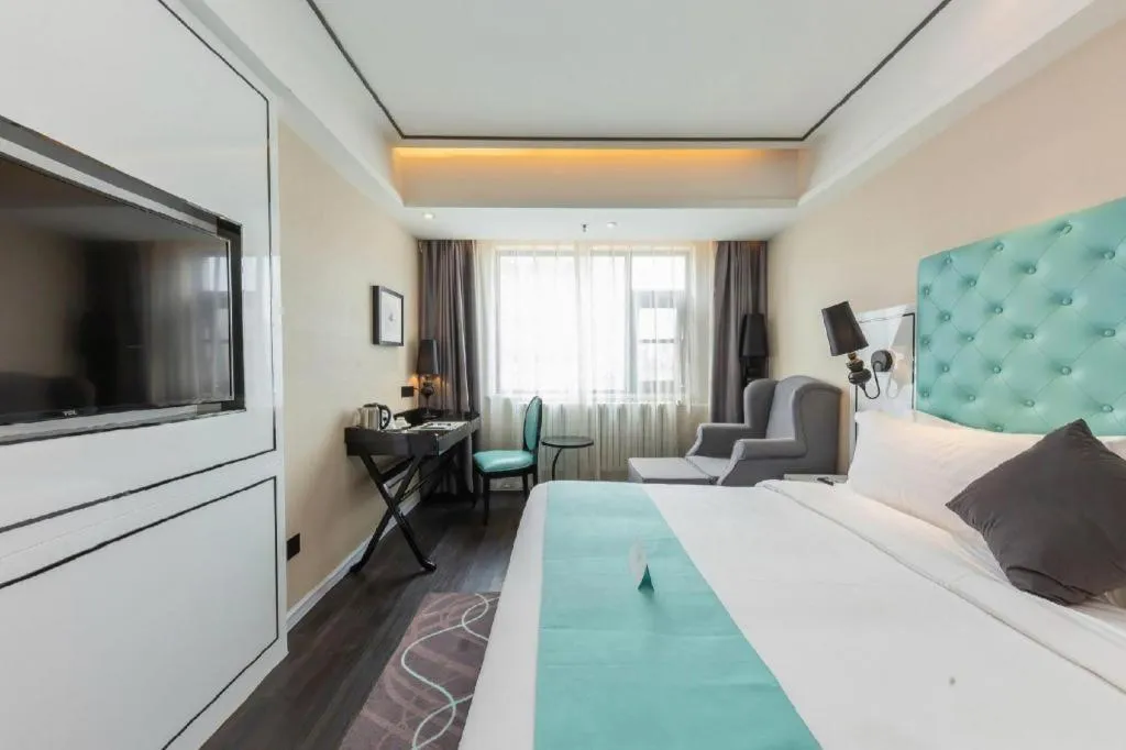 Bed in Xana Hotelle·JiNan Daminghu East Gate Shandong University