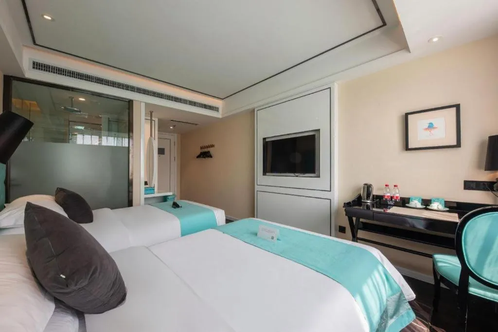 Bed in Xana Hotelle·JiNan Daminghu East Gate Shandong University