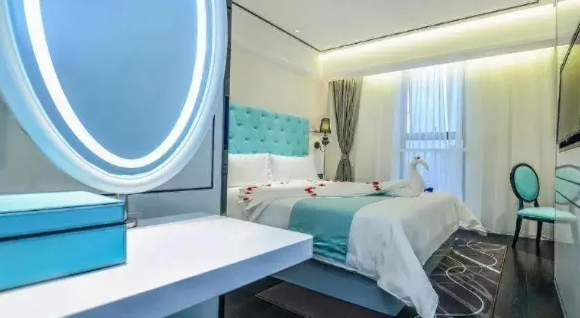 Bed in Xana Hotelle·JiNan Daminghu East Gate Shandong University Bed in Xana Hotelle·JiNan Daminghu East Gate Shandong University