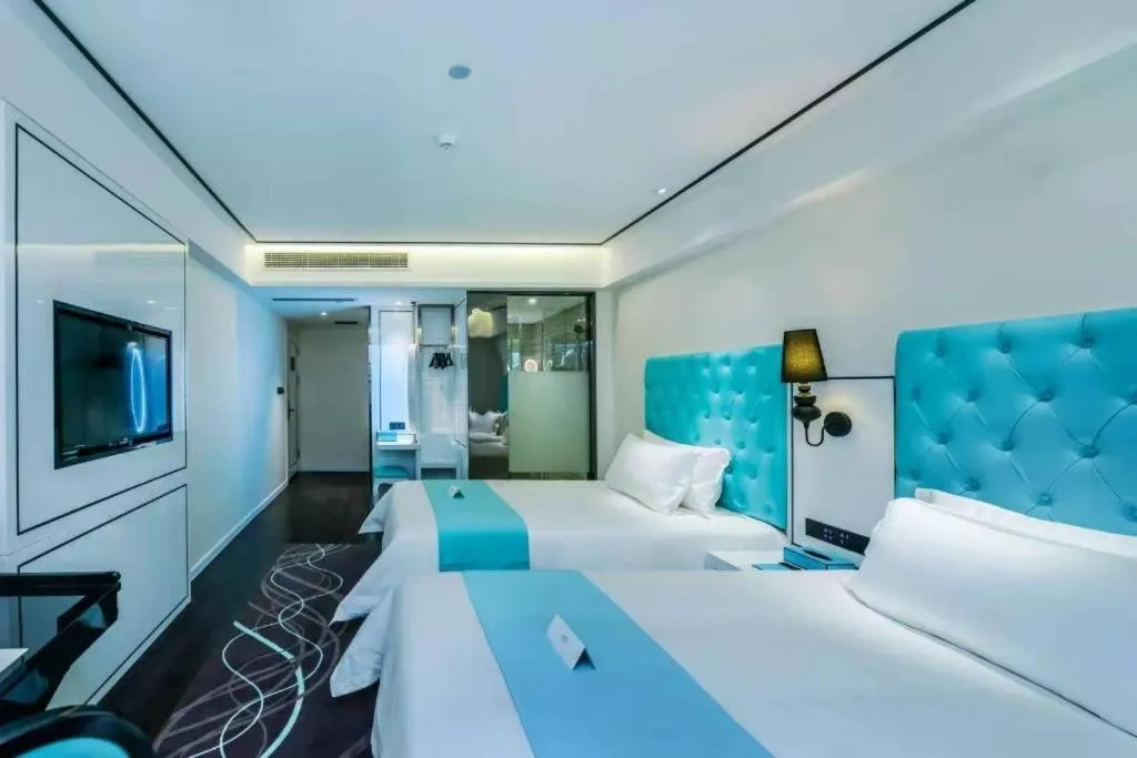 Bed in Xana Hotelle·JiNan Daminghu East Gate Shandong University