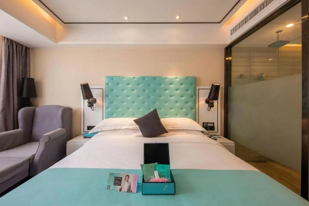 Bed in Xana Hotelle·JiNan Daminghu East Gate Shandong University