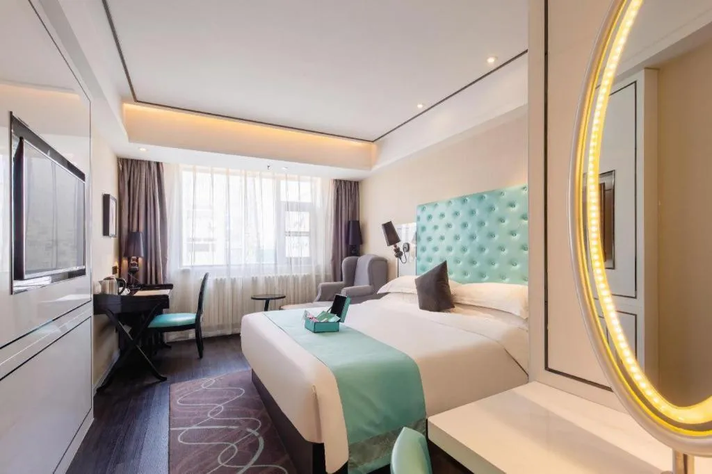 Bed in Xana Hotelle·JiNan Daminghu East Gate Shandong University