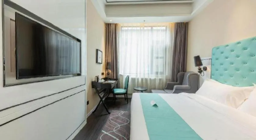 Bed in Xana Hotelle·JiNan Daminghu East Gate Shandong University