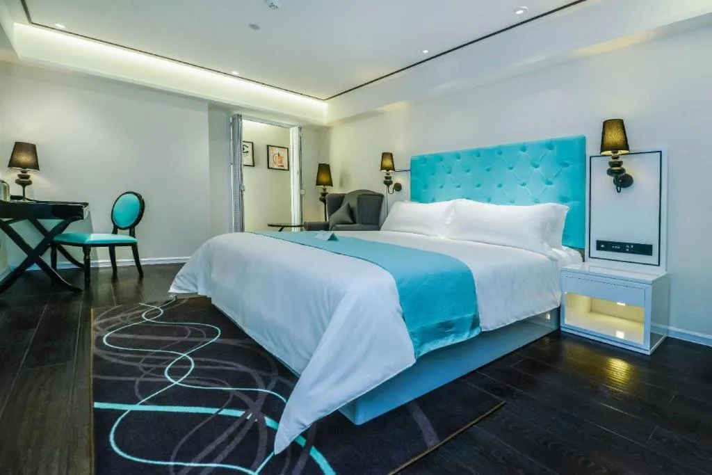 Bed in Xana Hotelle·JiNan Daminghu East Gate Shandong University