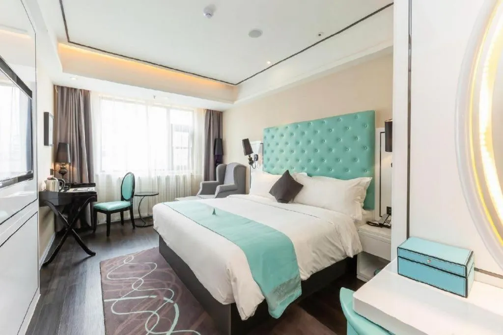 Bed in Xana Hotelle·JiNan Daminghu East Gate Shandong University