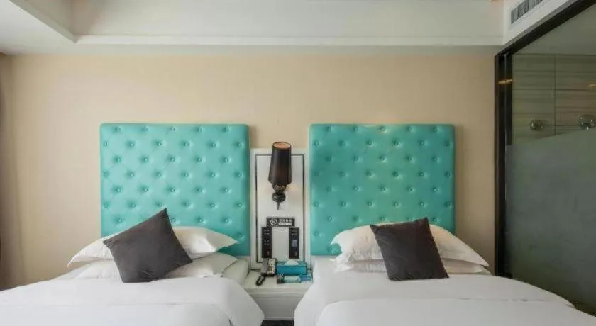 Bed in Xana Hotelle·JiNan Daminghu East Gate Shandong University