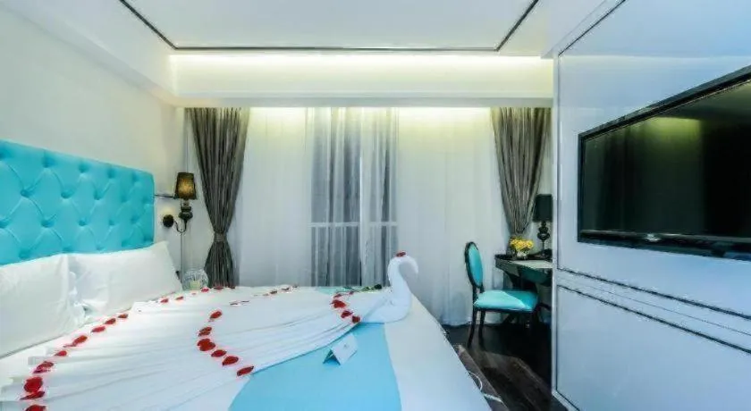 Bed in Xana Hotelle·JiNan Daminghu East Gate Shandong University