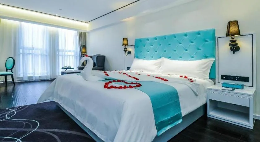 Bed in Xana Hotelle·JiNan Daminghu East Gate Shandong University