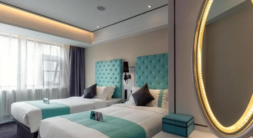 Bed in Xana Hotelle·JiNan Daminghu East Gate Shandong University