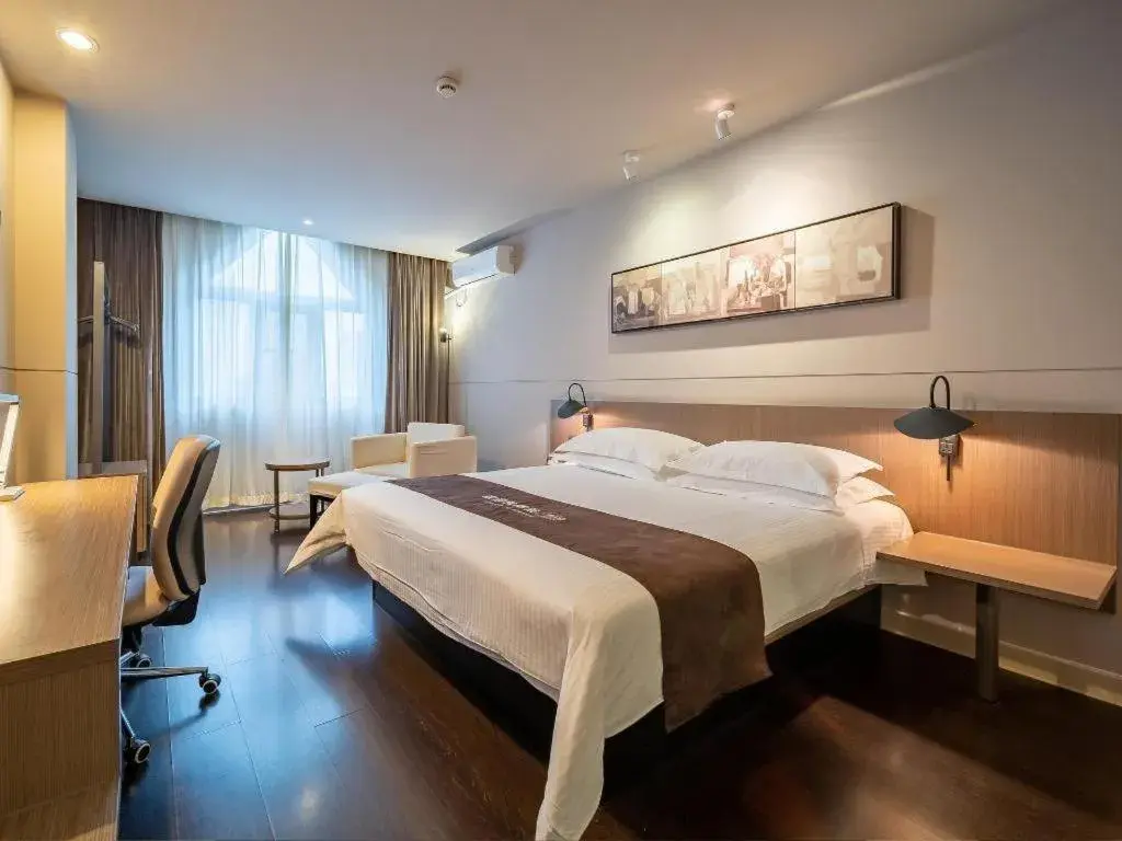 Bed in Jinjiang Inn Select Xuzhou Suning Plaza Jinguang East Road Bed in Jinjiang Inn Select Xuzhou Suning Plaza Jinguang East Road