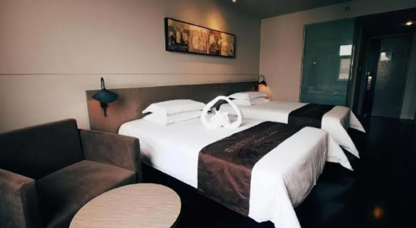 Bed in Jinjiang Inn Select Xuzhou Suning Plaza Jinguang East Road