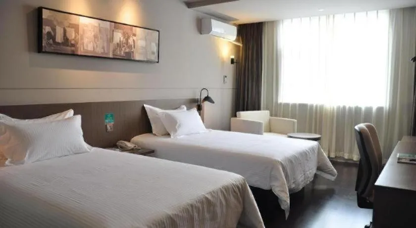 Bed in Jinjiang Inn Select Xuzhou Suning Plaza Jinguang East Road