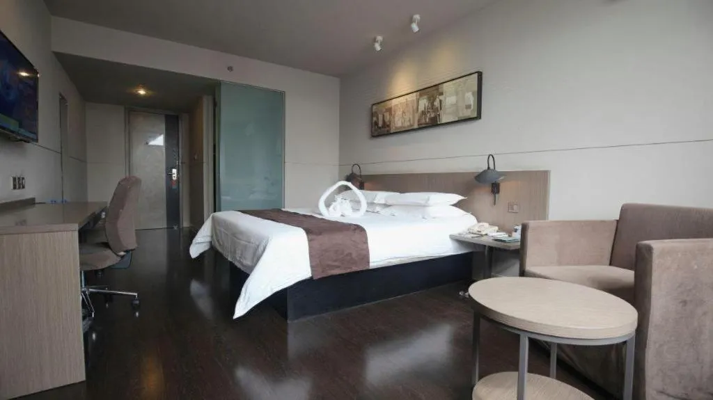 Bed in Jinjiang Inn Select Xuzhou Suning Plaza Jinguang East Road