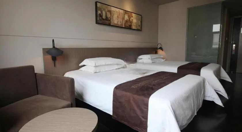 Bed in Jinjiang Inn Select Xuzhou Suning Plaza Jinguang East Road
