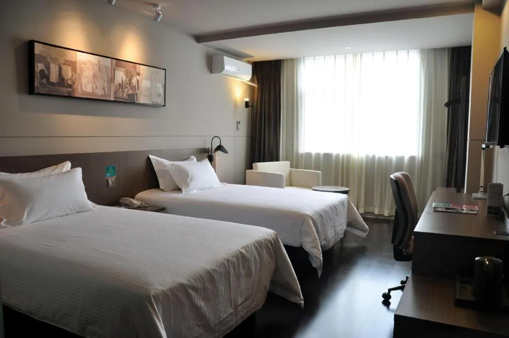 Bed in Jinjiang Inn Select Xuzhou Suning Plaza Jinguang East Road