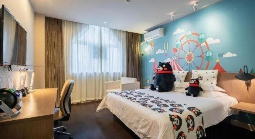 Bed in Jinjiang Inn Select Xuzhou Suning Plaza Jinguang East Road