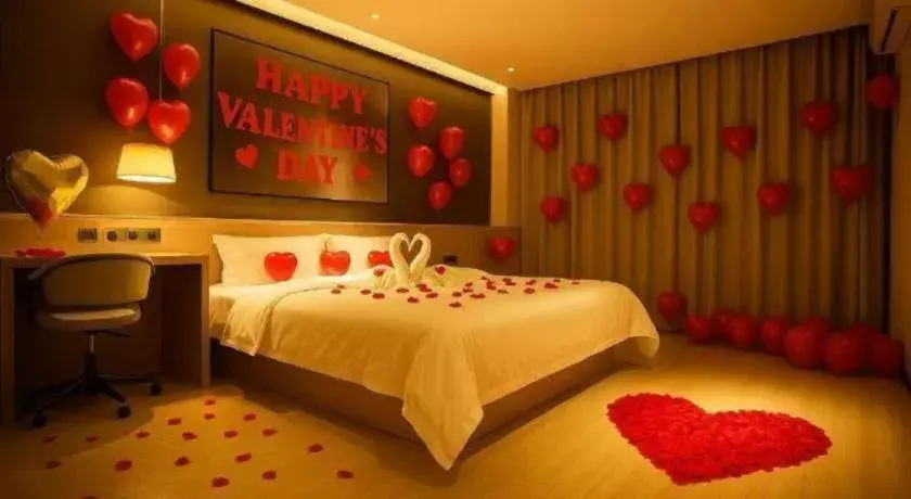 Bed in IU Hotels·Yinchuan Railway Station Bed in IU Hotels·Yinchuan Railway Station