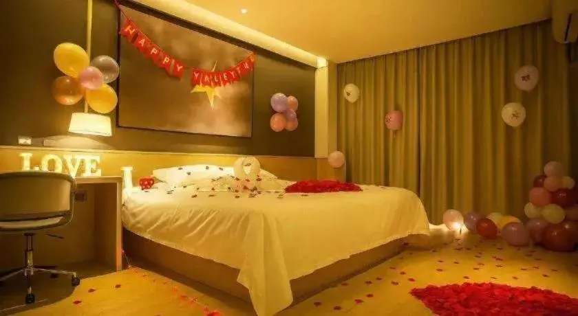 Bed in IU Hotels·Yinchuan Railway Station Bed in IU Hotels·Yinchuan Railway Station