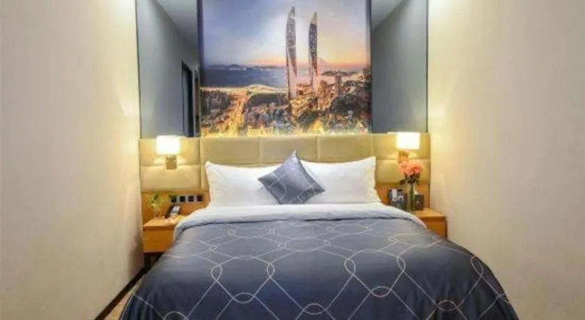 Bed in Chonpines Hotel North Xiamen Station Jimei University