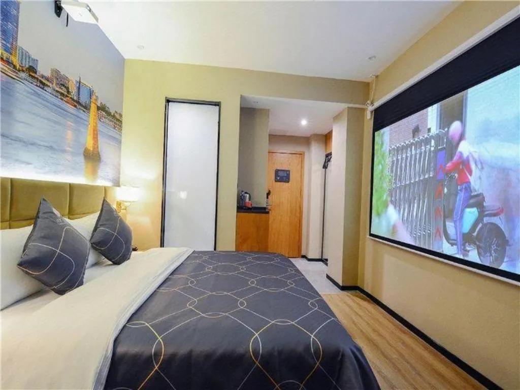 Bed in Chonpines Hotel North Xiamen Station Jimei University