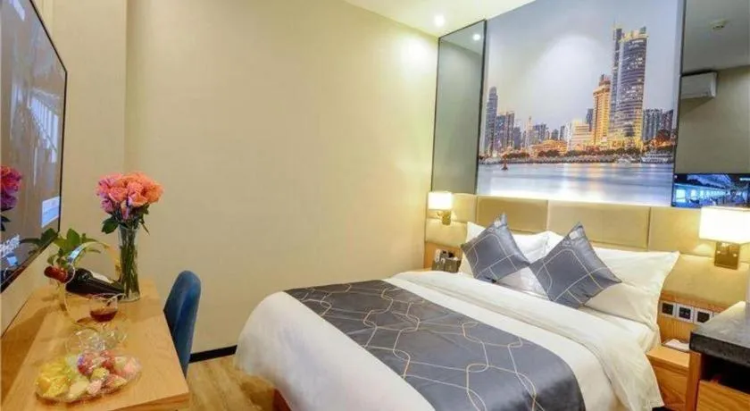 Bed in Chonpines Hotel North Xiamen Station Jimei University