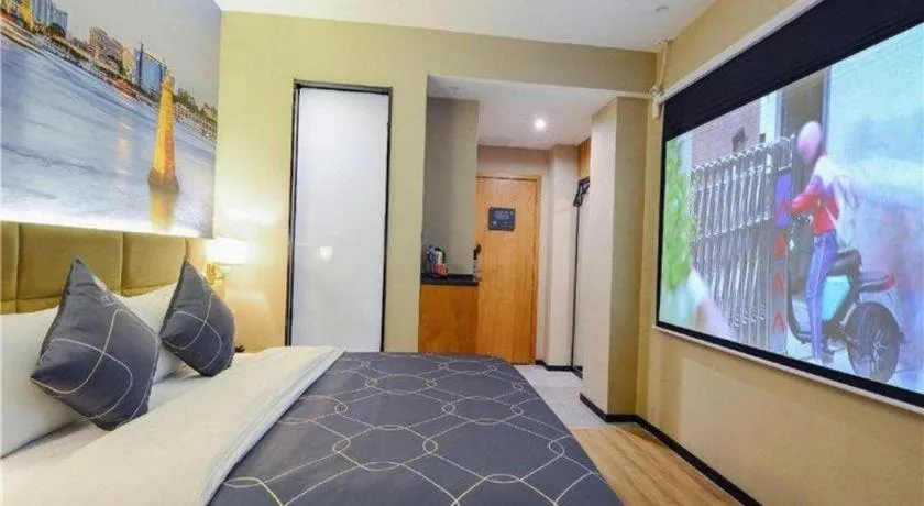 Bed in Chonpines Hotel North Xiamen Station Jimei University