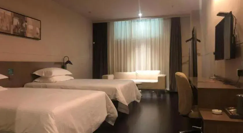 Bed in Jinjiang Inn Select Hohhot Chengjisihan Square Metro Station Bed in Jinjiang Inn Select Hohhot Chengjisihan Square Metro Station