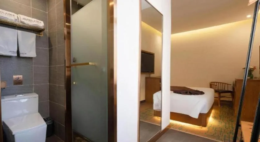 Bed in James Joyce Coffetel·Shenyang North Railway Station Shifu Square