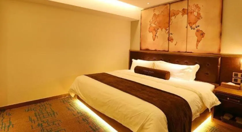 Bed in James Joyce Coffetel·Shenyang North Railway Station Shifu Square