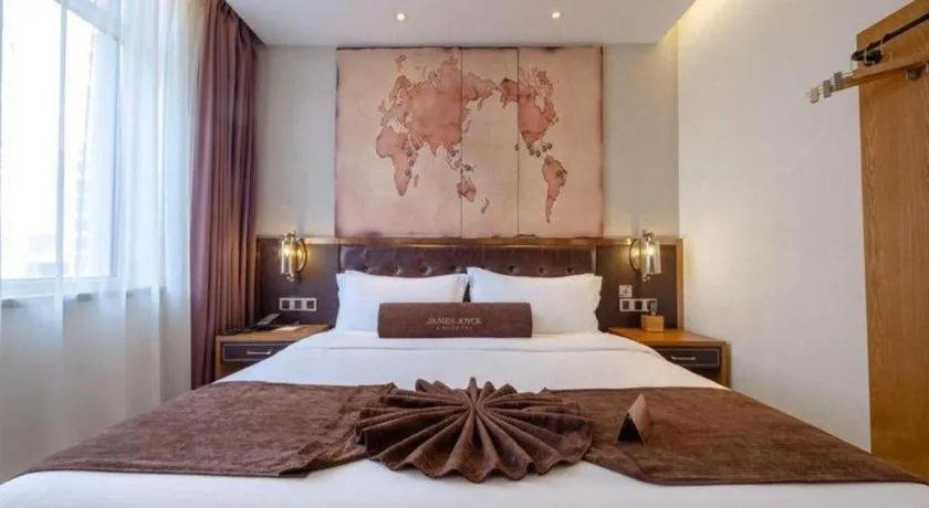 Bed in James Joyce Coffetel·Shenyang North Railway Station Shifu Square