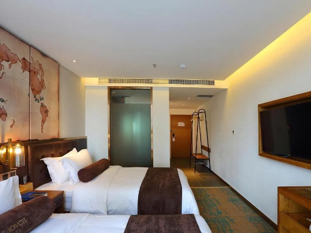 Bed in James Joyce Coffetel·Shenyang North Railway Station Shifu Square