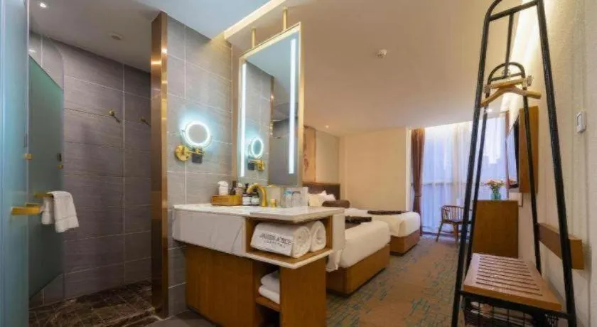 Bed in James Joyce Coffetel·Shenyang North Railway Station Shifu Square