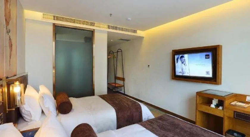 Bed in James Joyce Coffetel·Shenyang North Railway Station Shifu Square